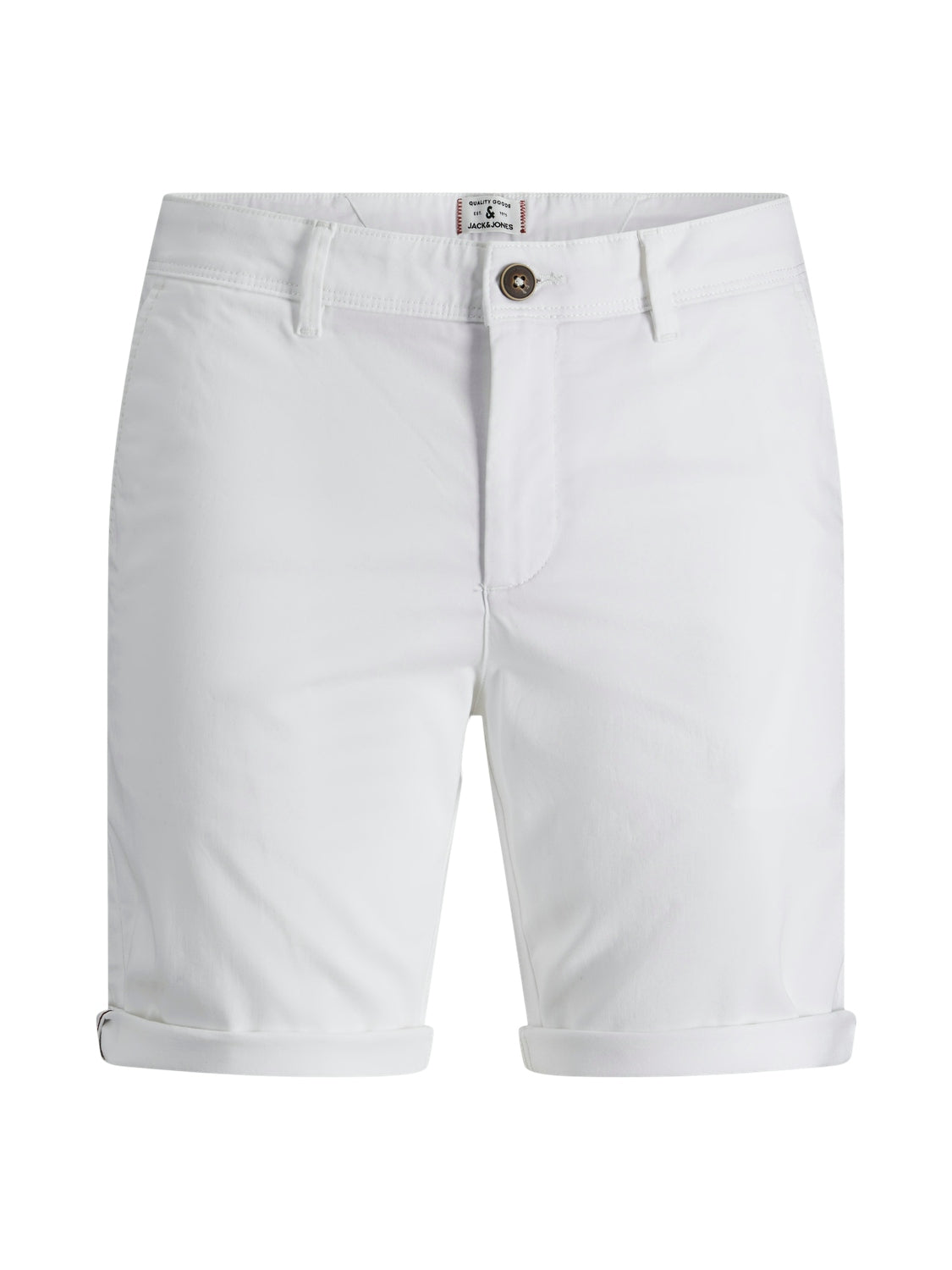 JPSTBOWIE JJSHORTS SOLID SN white