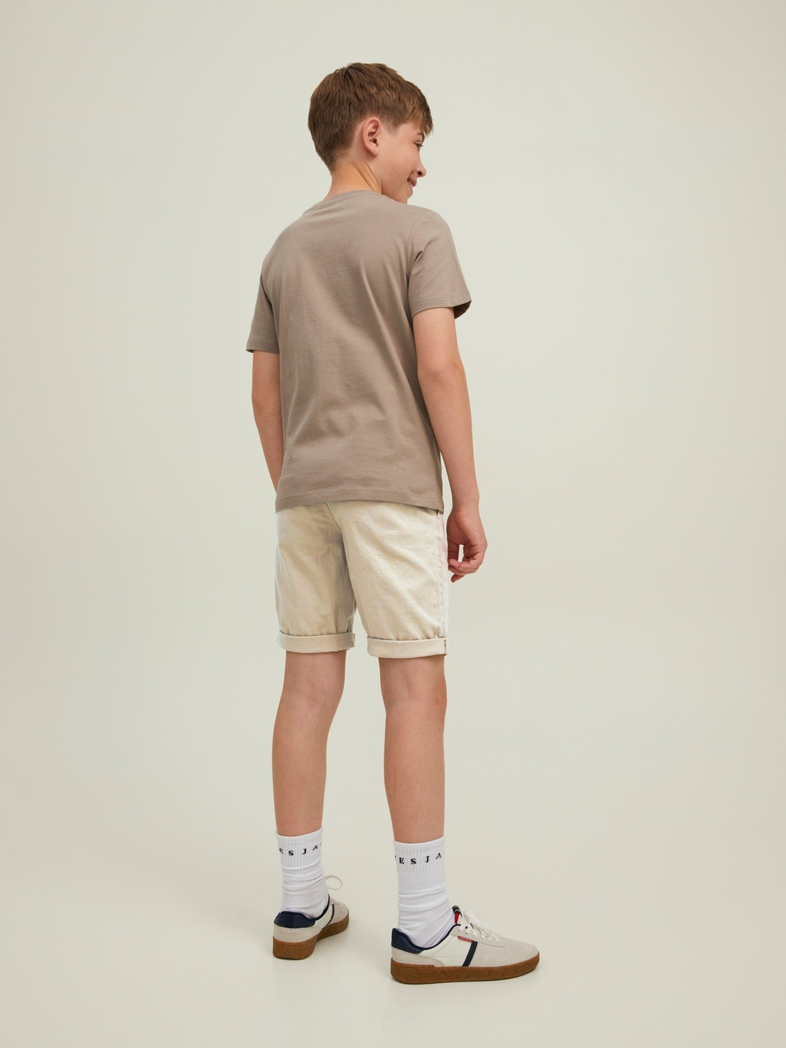 JPSTDAVE JJCHINO SHORTS AKM JNR Oxford tan