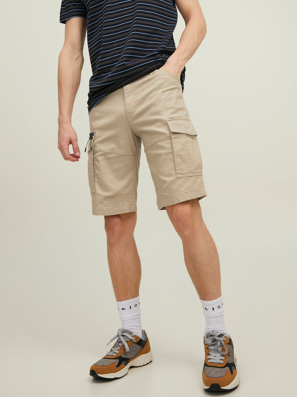 JPSTDEX JJCARGO SHORTS SN oxford tan