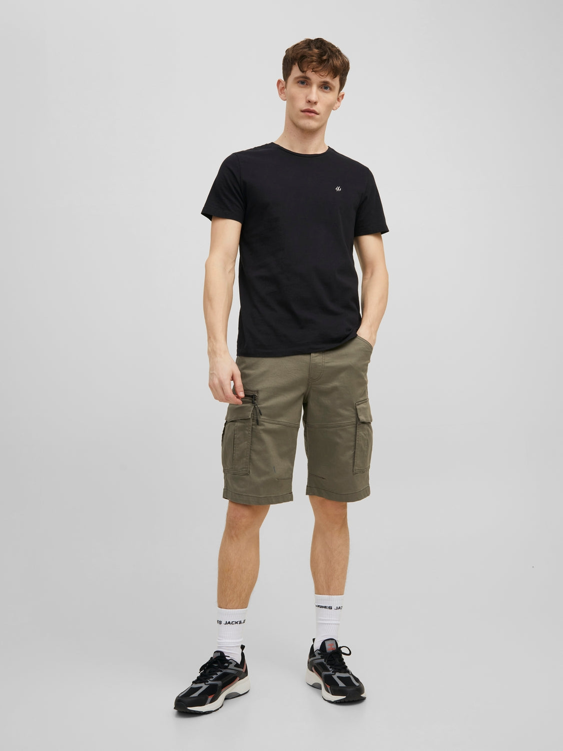 JPSTDEX JJCARGO SHORTS SN dusty olive