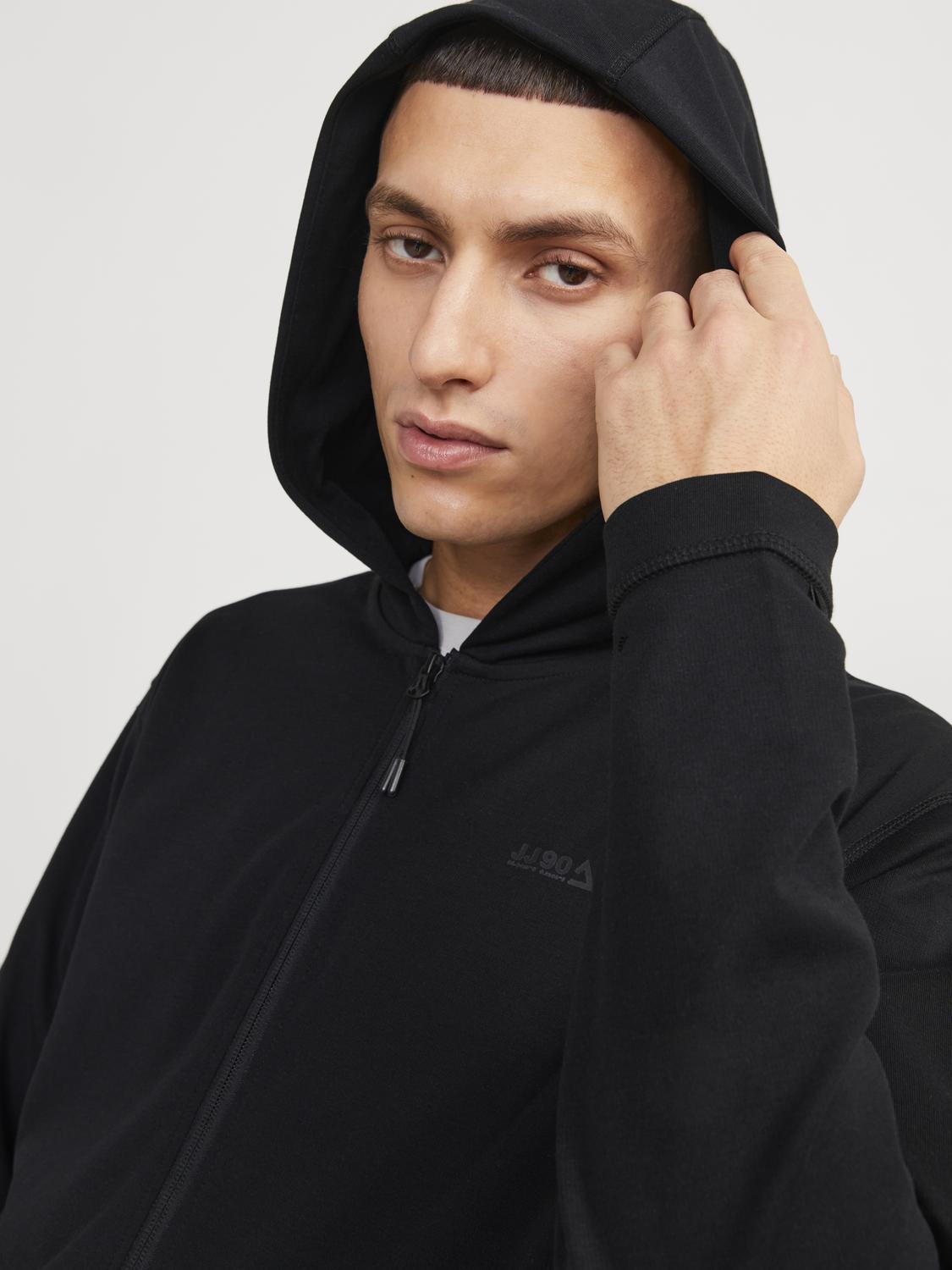 JCOCLOUD SWEAT ZIP HOOD NOOS black