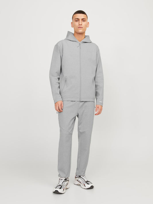 JCOCLOUD SWEAT ZIP HOOD NOOS light grey melange