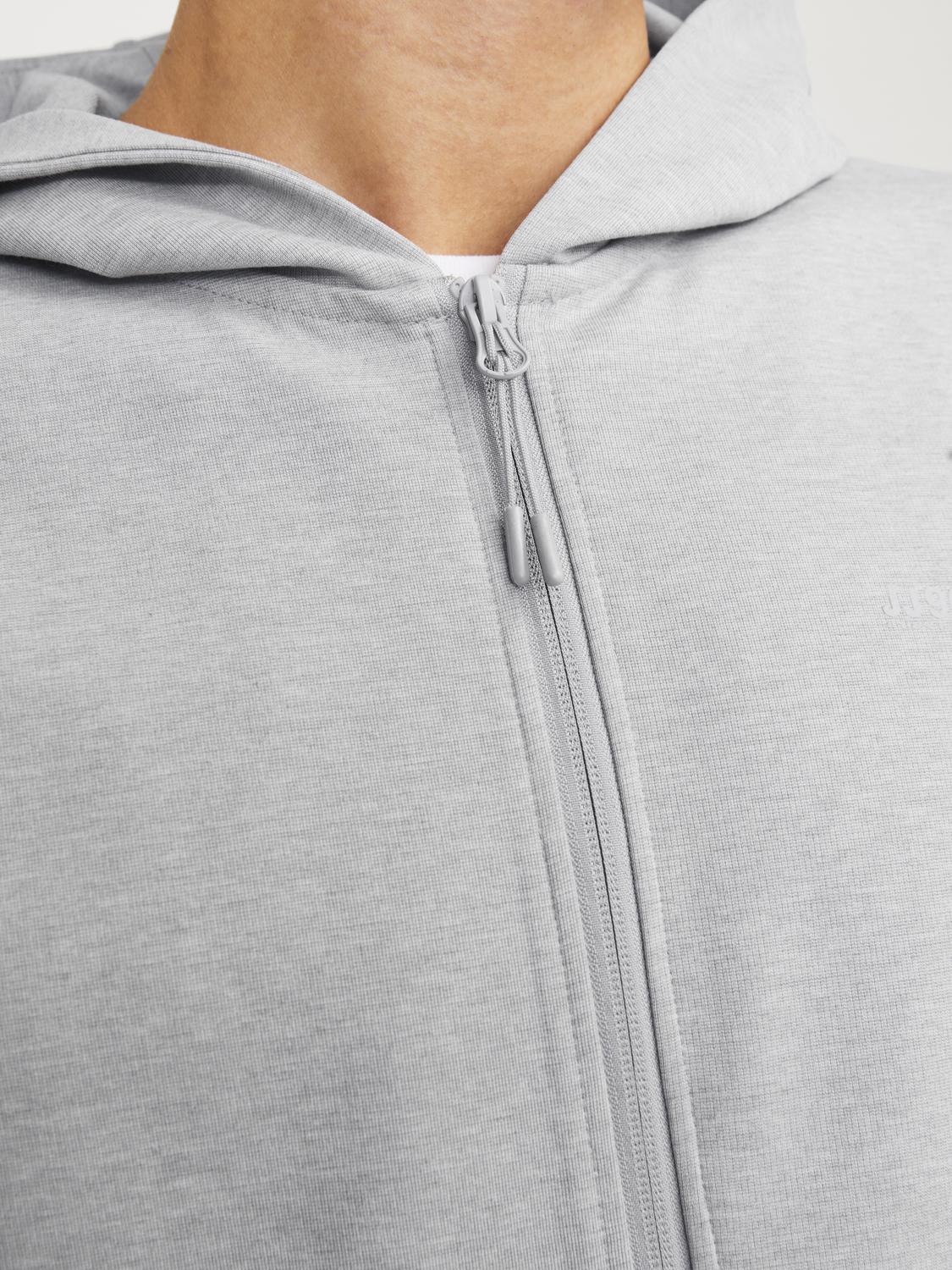 JCOCLOUD SWEAT ZIP HOOD NOOS light grey melange