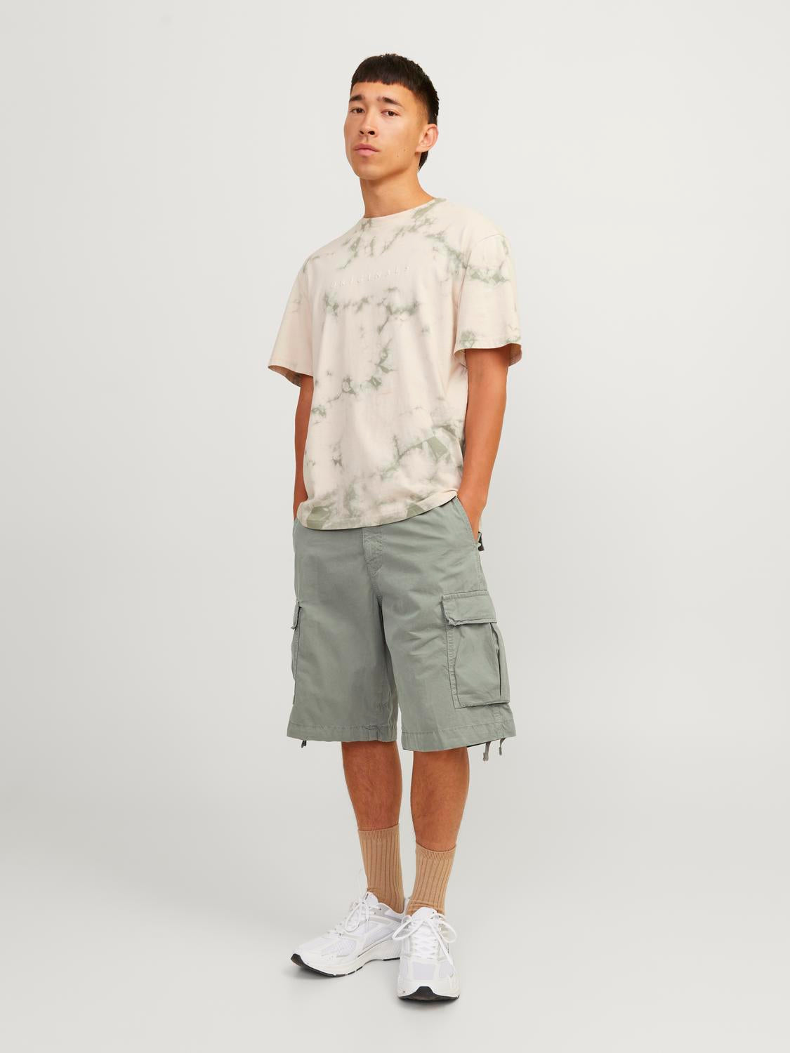 JPSTCOLE JJTUCKER CARGO SHORT SN agave green