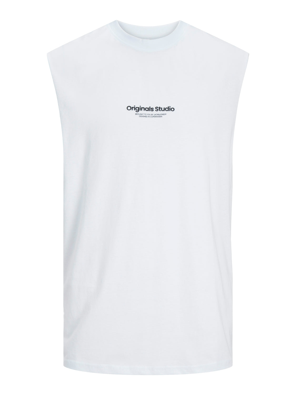 JORVESTERBRO SLEEVELESS TEE SN bright white