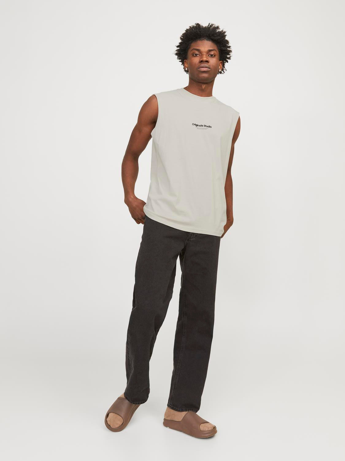 JORVESTERBRO SLEEVELESS TEE SN moonbeam