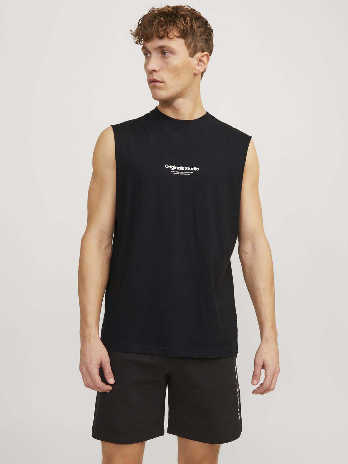 JORVESTERBRO SLEEVELESS TEE SN black