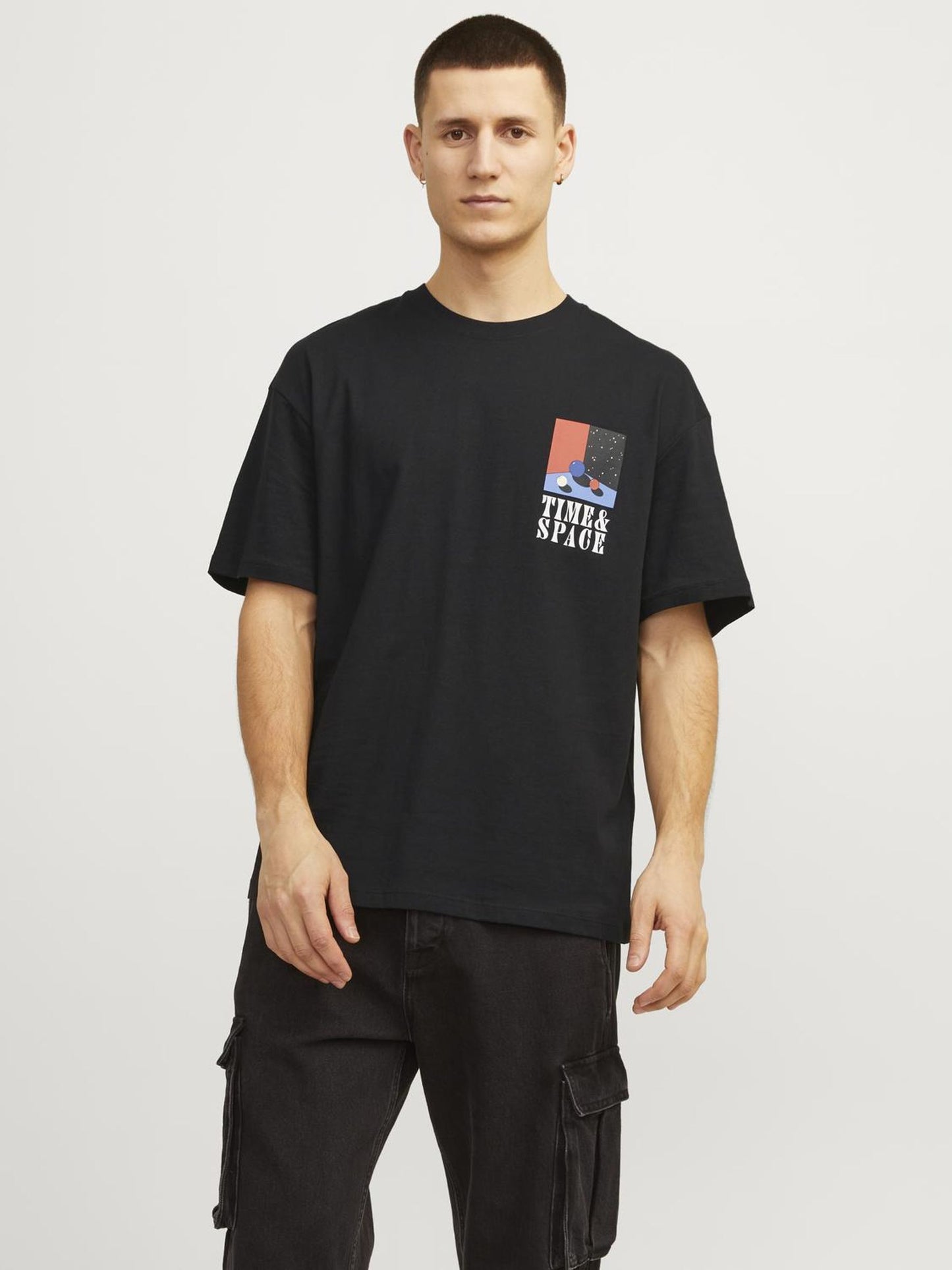 JORDELIRIUM TEE SS CREW NECK TG LN black