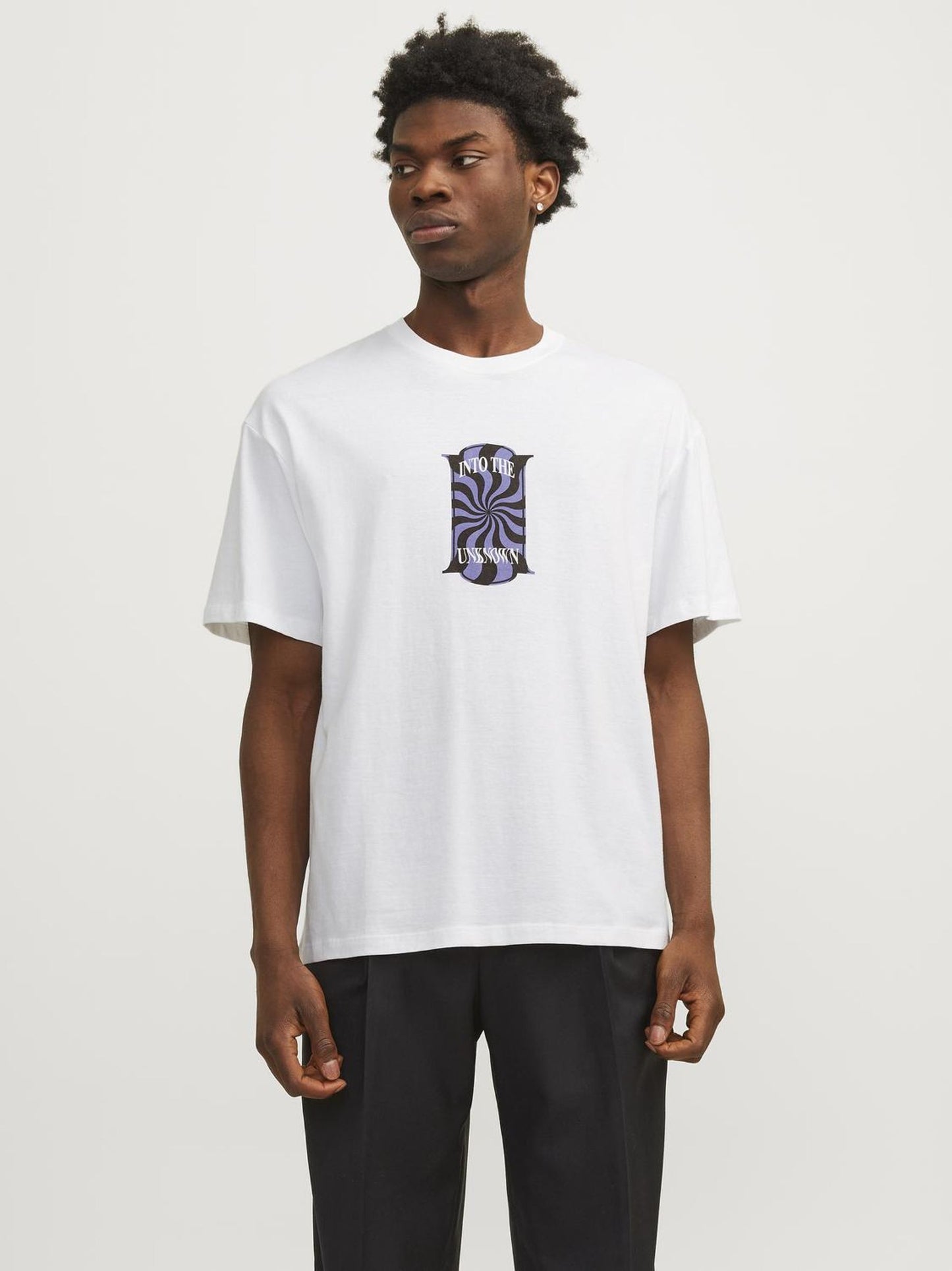 JORDELIRIUM TEE SS CREW NECK TG LN bright white