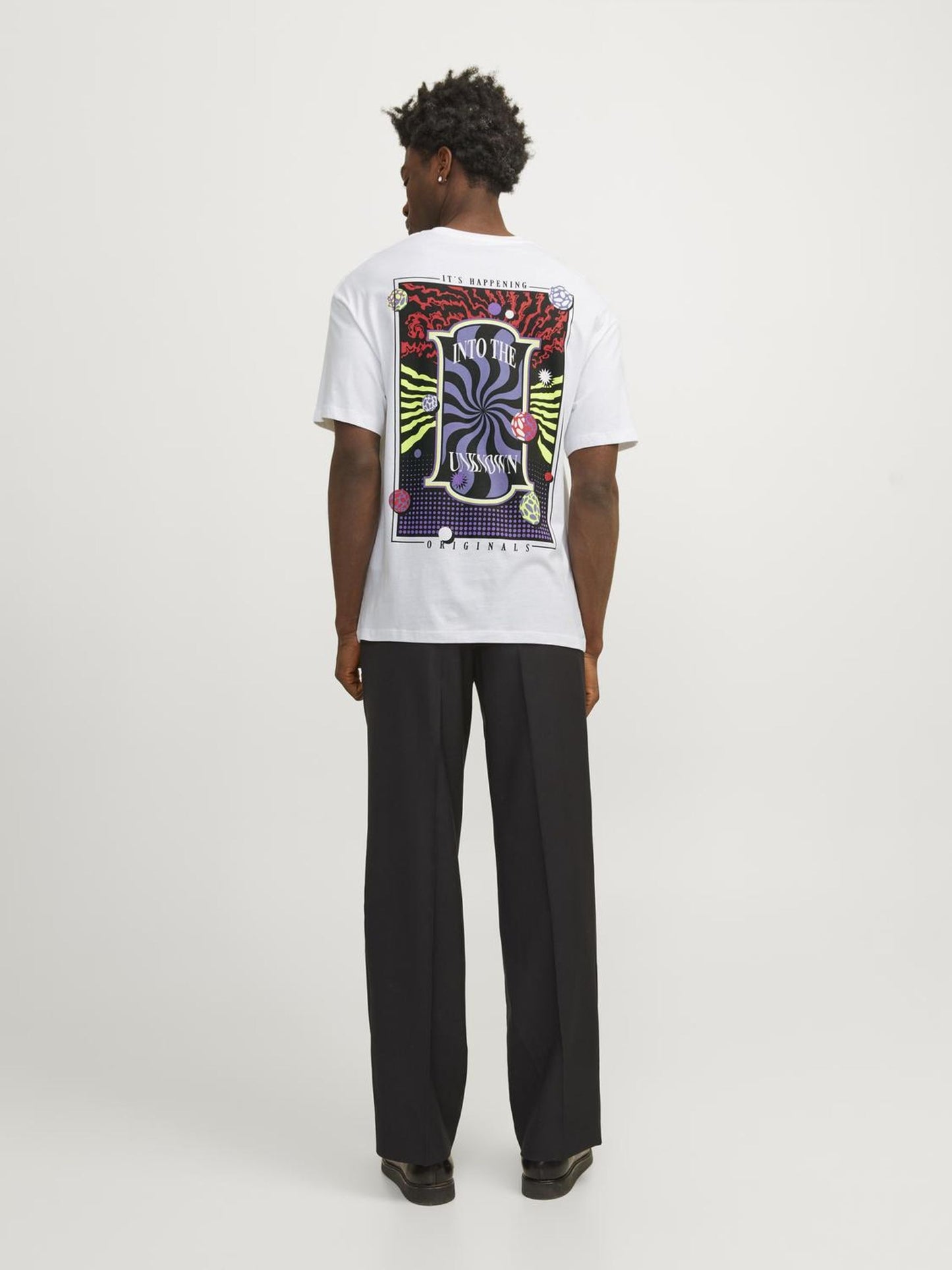 JORDELIRIUM TEE SS CREW NECK TG LN bright white