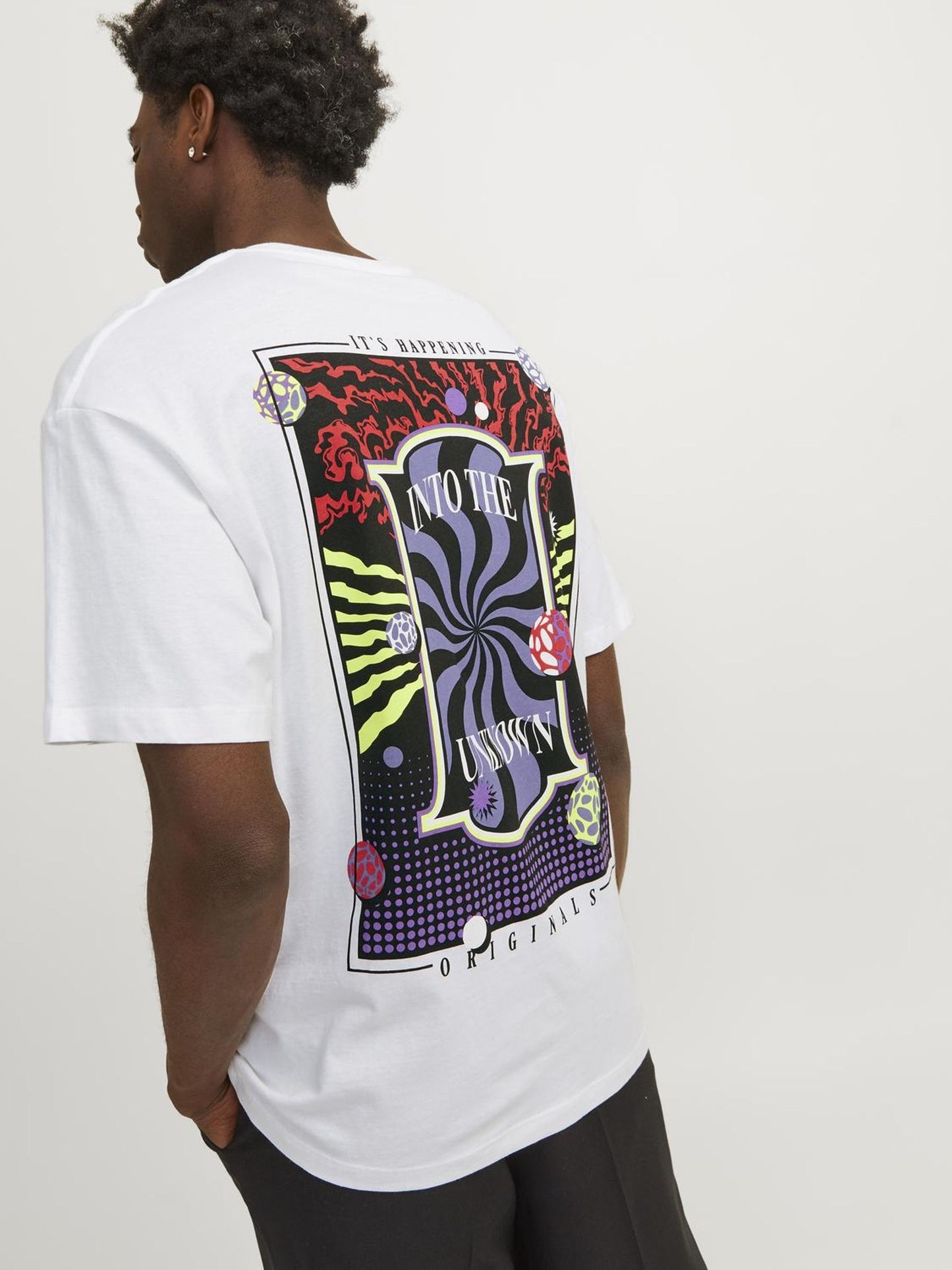 JORDELIRIUM TEE SS CREW NECK TG LN bright white