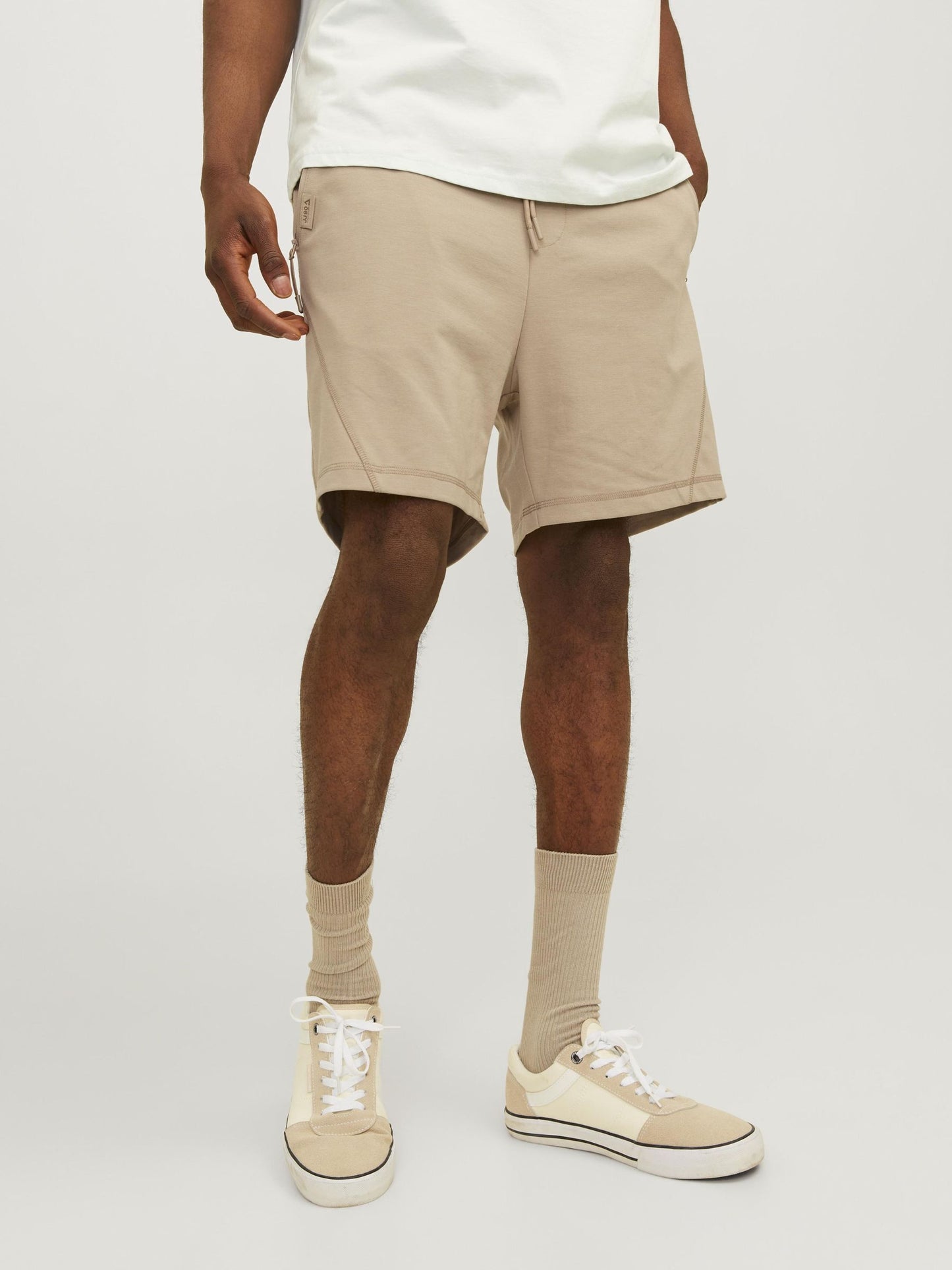 JPSTGORDON JJCLOUD SWEAT SHORTS SN crockery