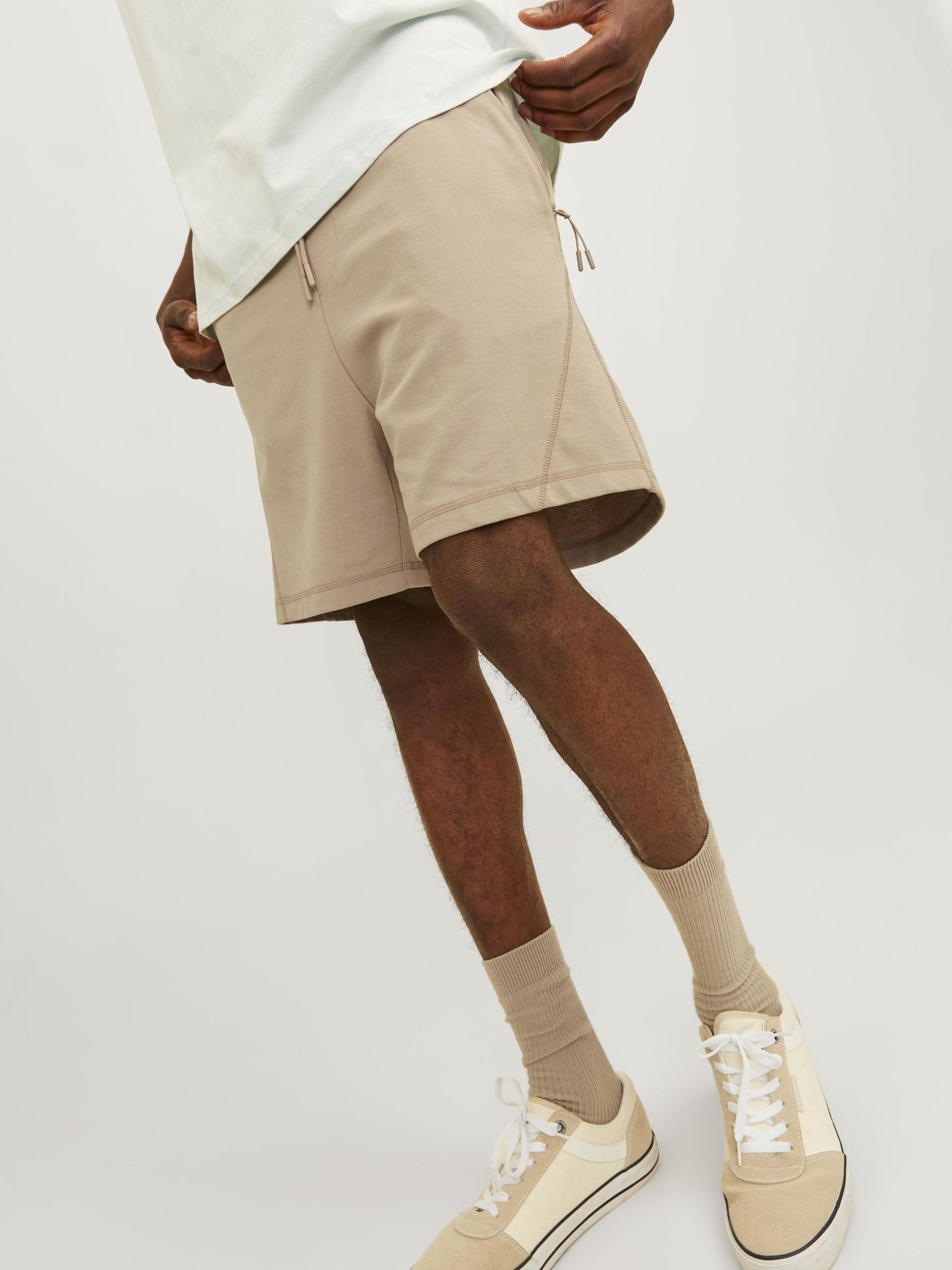 JPSTGORDON JJCLOUD SWEAT SHORTS SN crockery