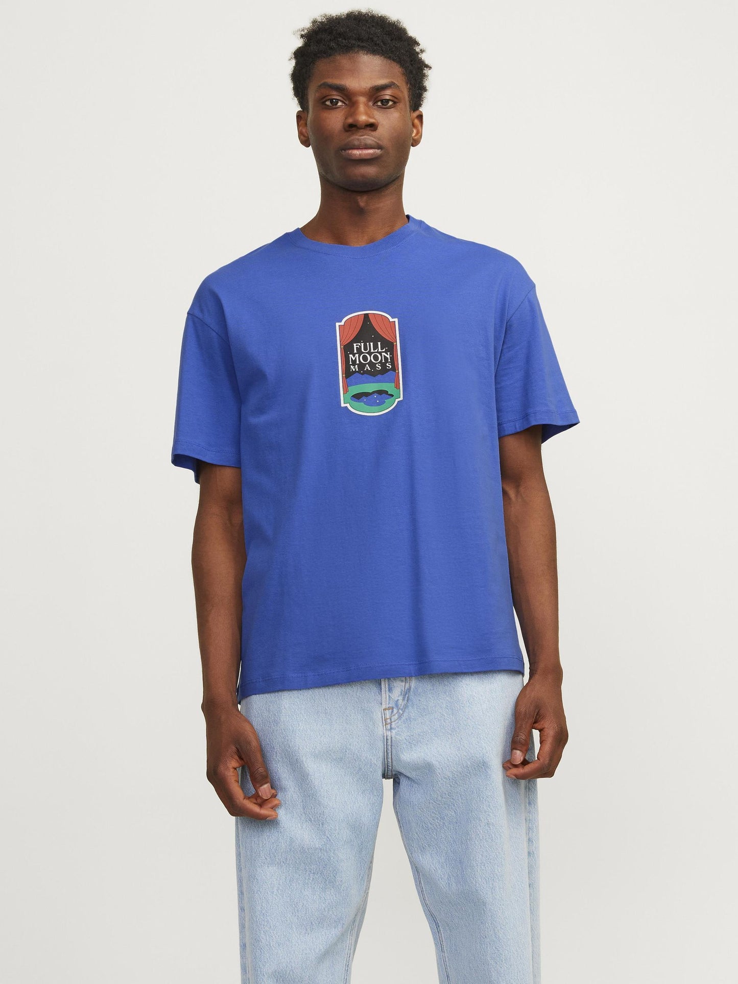 JORDELIRIUM TEE SS CREW NECK TG LN dazzling blue