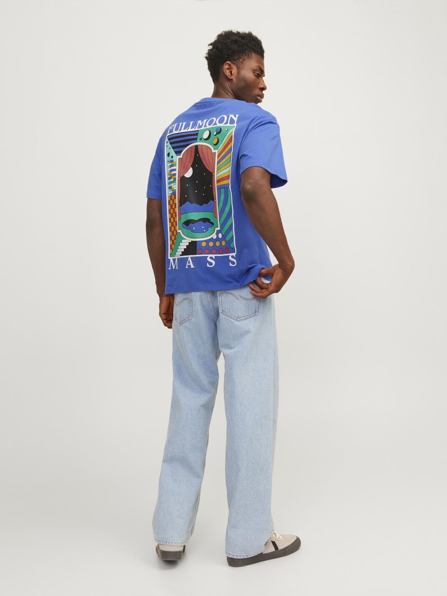 JORDELIRIUM TEE SS CREW NECK TG LN dazzling blue