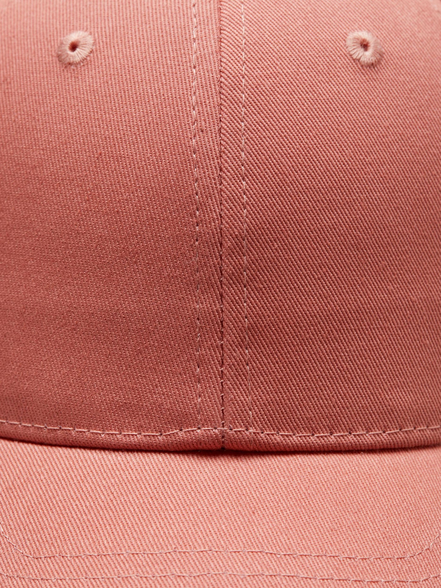 Cappellino con visiera rosa antico